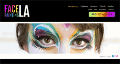 Desktop Screenshot of facepaintingla.com